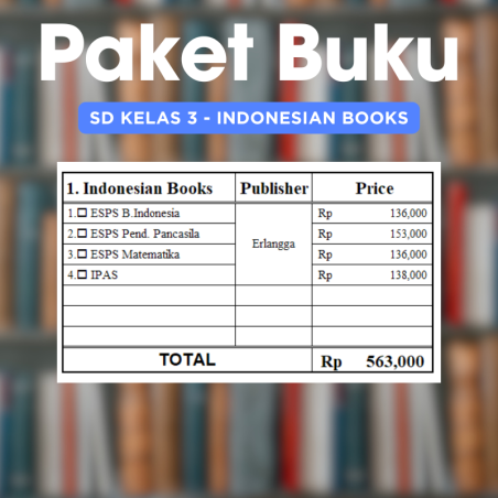 Complete Book : SD 3 - Indonesia Books