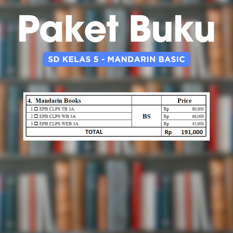 Complete Book : SD 5 - Mandarin Books (Basic)