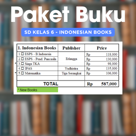 Complete Book : SD 6 - Indonesia Books