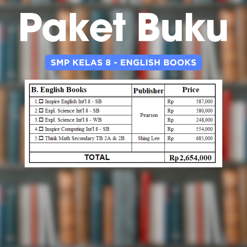Complete Book : SMP 8 - English Books