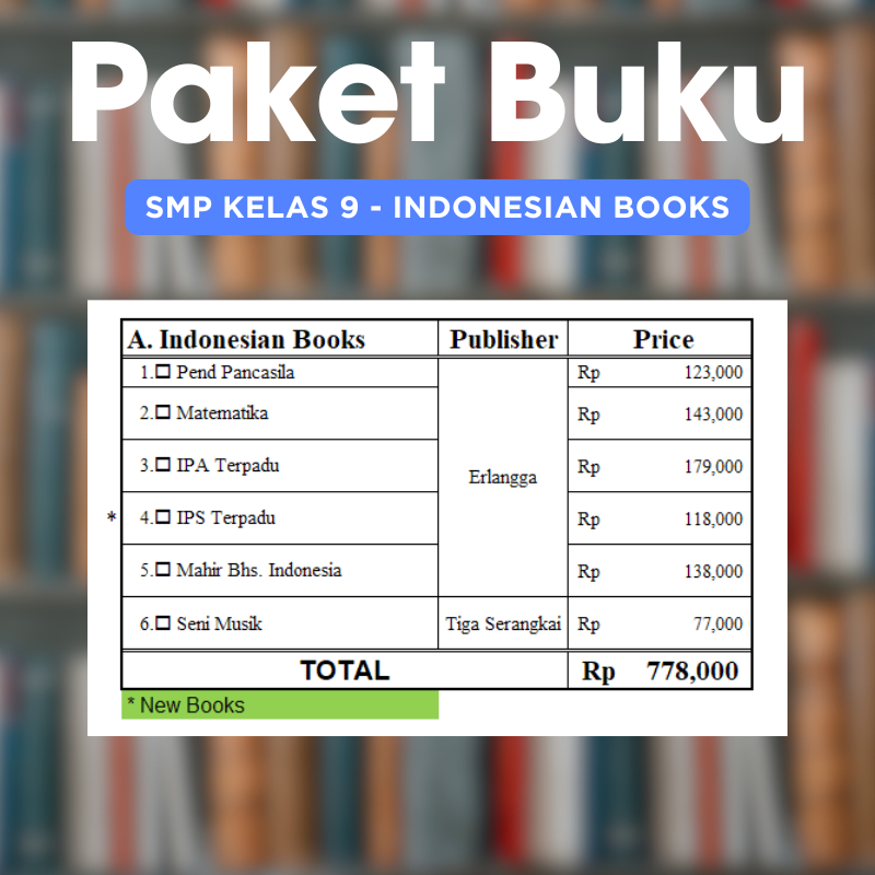 Complete Book : SMP3 - Indonesia Books