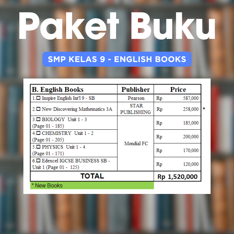 Complete Book : SMP 9 - English Books