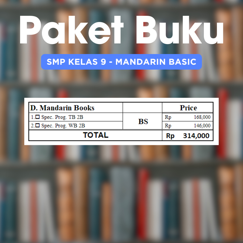 Complete Book : SMP3 - Mandarin Books (Basic)