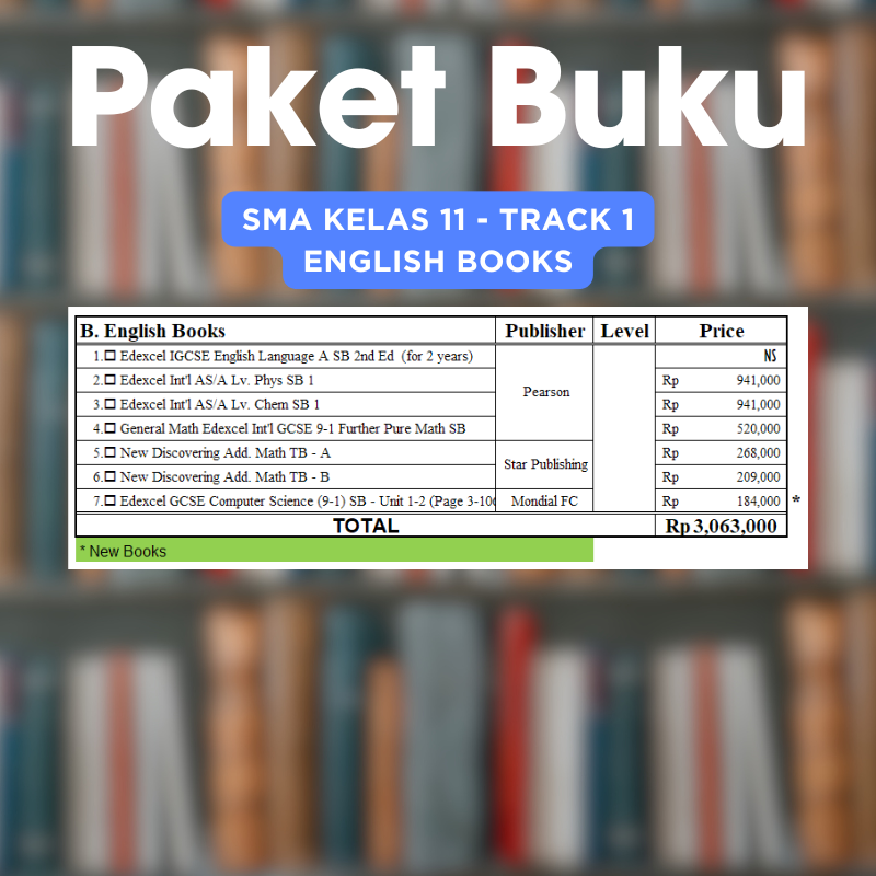Complete Book : SMA 11 TRACK 1 - English Books
