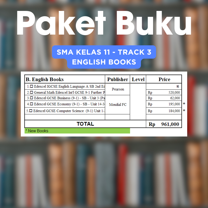 Complete Book : SMA 11 TRACK 3 - English Books