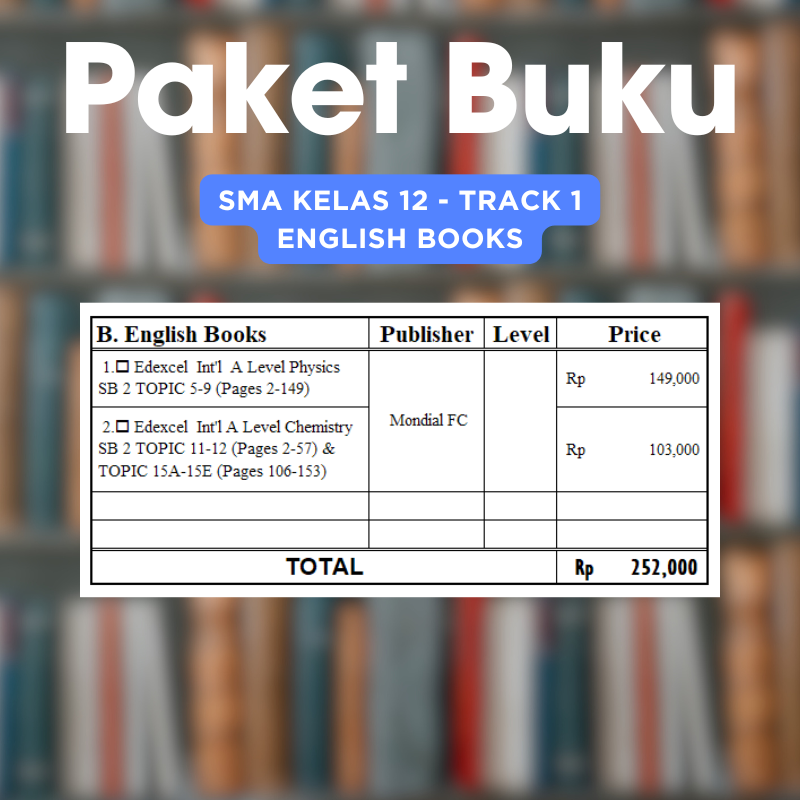 Complete Book : SMA 3 IPA - English Books