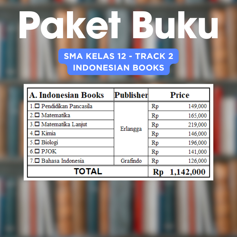 Complete Book : SMA 12 TRACK 2 - Indonesia Books