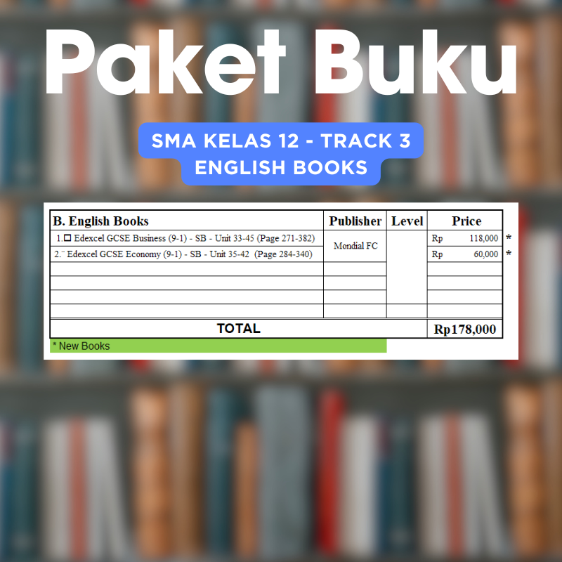 Complete Book : SMA 12 TRACK 3 - English Books