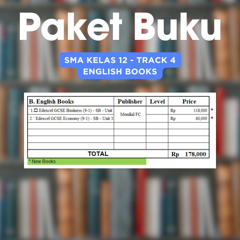 Complete Book : SMA 12 TRACK 4 - English Books
