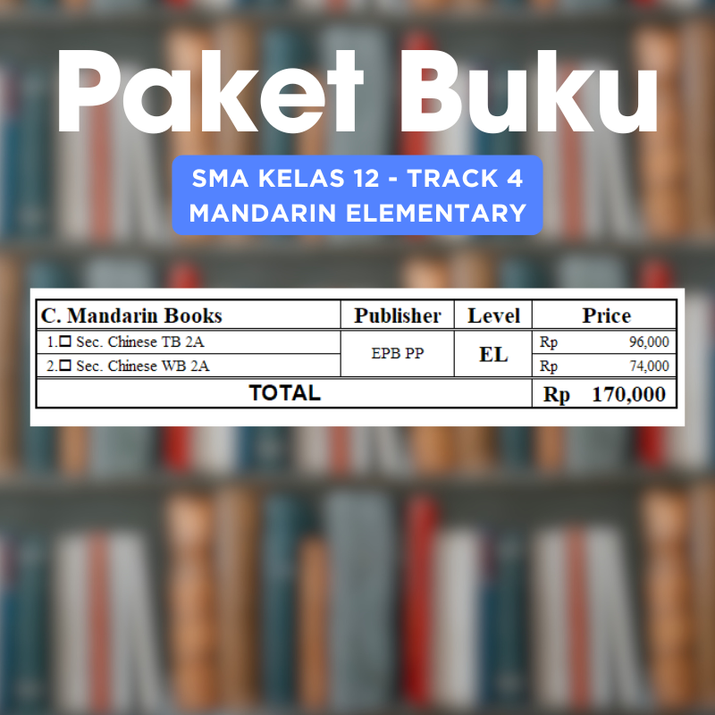 copy of Complete Book : SMA 3 IPS - Mandarin Books (Elementary)